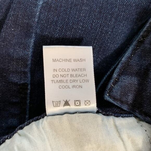 Judy Blue Boyfriend Fit Jeans Dark Wash Stretchy Distressed JB8114DK Women's 0 - Picture 10 of 10